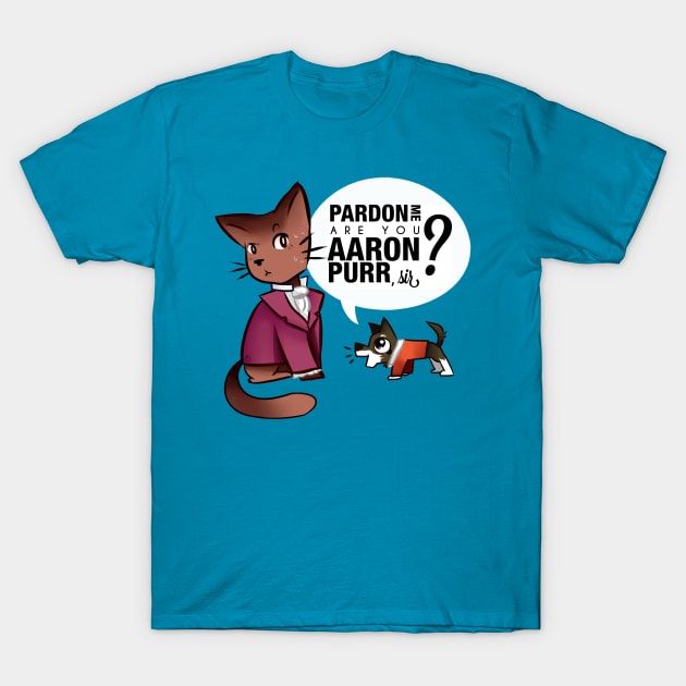 Are you Aaron Purr? T-Shirt by JenChibi